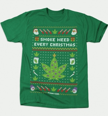 FOD “Smoke Weed Every Christmas” T-Shirt
Add a spark of holiday cheer to your Black Friday shopping list with this stylish T-shirt.
Get yours now for only $10!