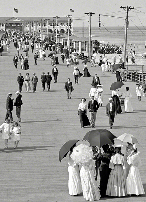 Porn photo librar-y:  The Jersey Shore circa 1905. Boardwalk