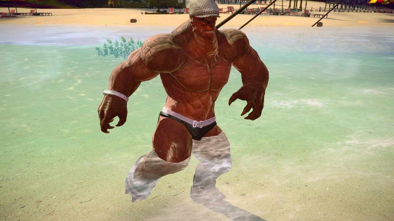 hrongar:  Caught this hunky Aman flexing and playing in the water, but I was shoo’d