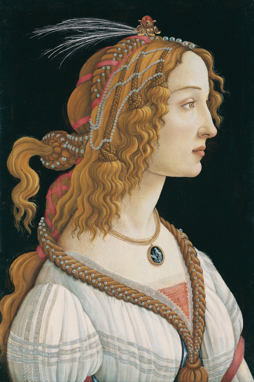 Sandro Botticelli - Idealized Portrait of a Lady (1480)