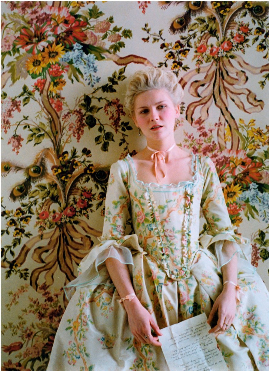 Kirsten Dunst reading letter as Marie Antoinette (2006).
Kirsten Dunst is pitch-perfect in the title role, as a 14-year-old Austrian princess who is essentially purchased and imported to the French court to join with the clueless Louis XVI (Jason...