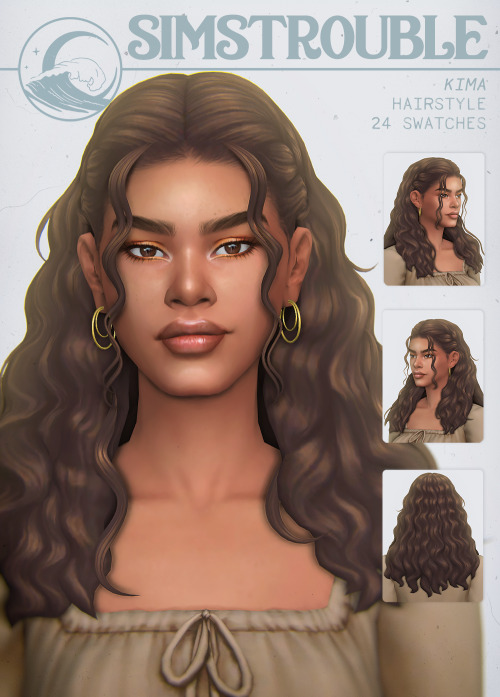 simstrouble:KIMA by simstroubleInspired by a random girl I saw on the train.Base Game Compatible24 S