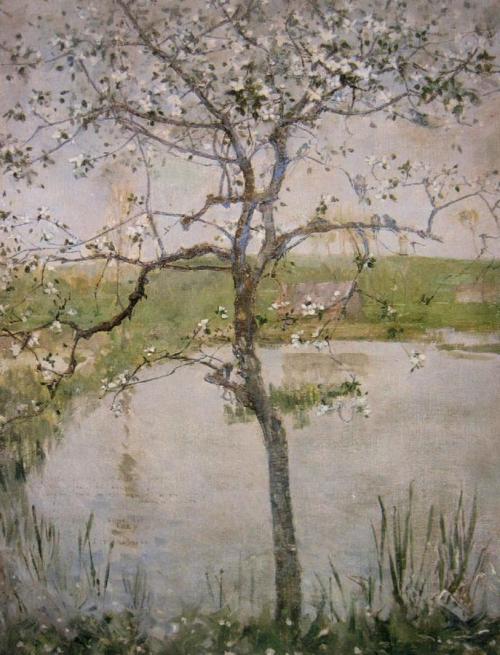 A Blossom Tree, Belle-Ile  -  John Peter RussellAustralian painter 1858 - 1930Impressionism