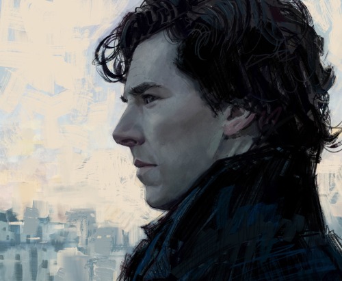 Sherlock digital painting