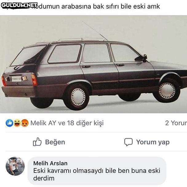 kodumun arabasına bak...