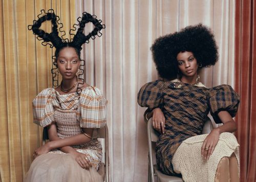 Lucesolare:  Ciara Johnson, Najiyah Imani, And Haddy Ndure By Sharif Hamza For Allure