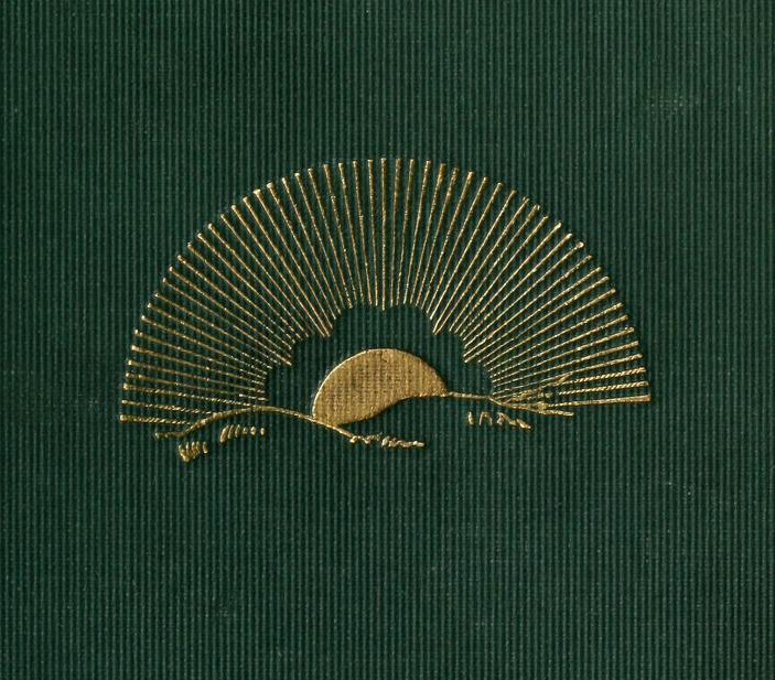 Golden sun. God’s light on dark clouds. 1892. Book cover detail.
Internet Archive