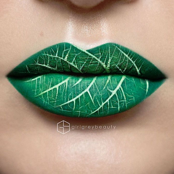 mymodernmet:  Makeup Artist Uses Her Lips as a Canvas for Elaborate Works of Art