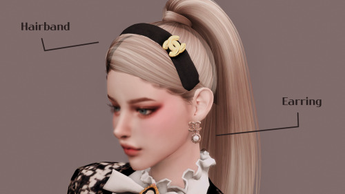 [RIMINGS] VINTAGE CHANEL COLLECTION.NOVEMBER GIFTBOX - DRESS 3 / EARRING 2 / HAT- NEW MESH- ALL LO