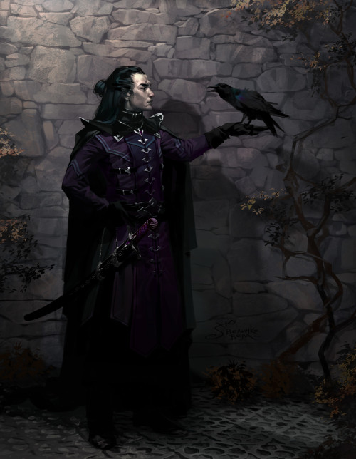 fantasyartwatch:Raven by Vera Velichko