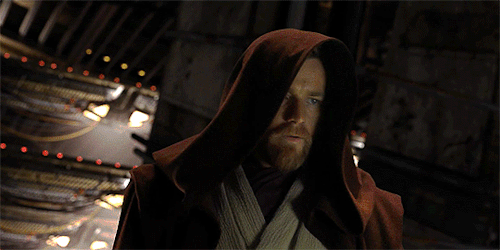 myonly-hope:@kenobi-source event 01: favorite sceneHELLO THEREObi-Wan Kenobi in Star Wars: Episode I