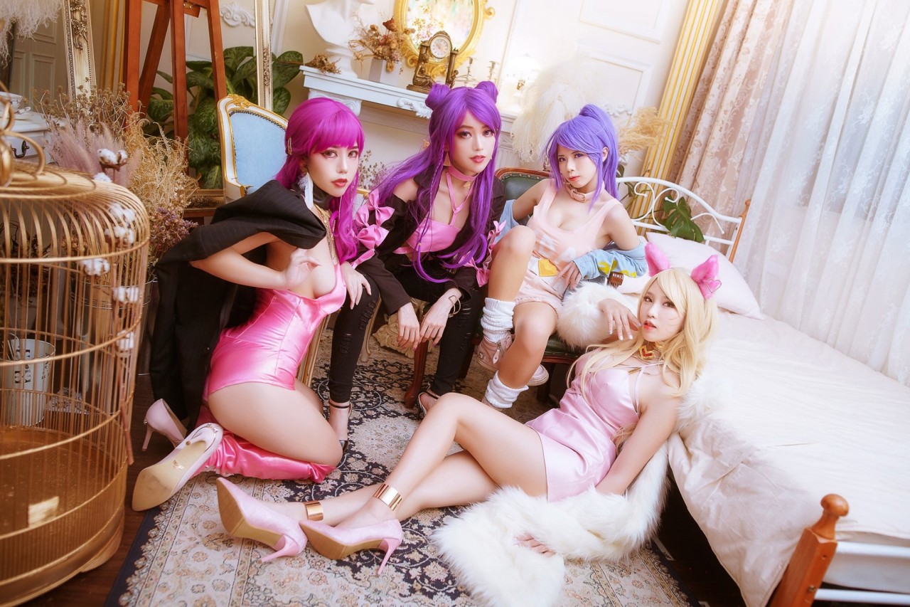 Ahri - 咪妃Julia Akali - 雨童Rain Evelynn - 煙HedY Cosplayer Kai’sa - 關於楊哲 Arger