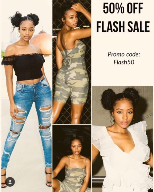 nafessawilliams @saturdaydreaming is having a flash sale. Everything 50% OFF! Code: FLASH50 [Link in
