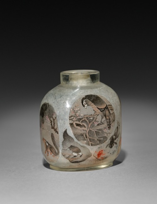 Snuff Bottle with Stopper, 1736-1795, Cleveland Museum of Art: Chinese ArtSize: with cover: 8.4 cm (