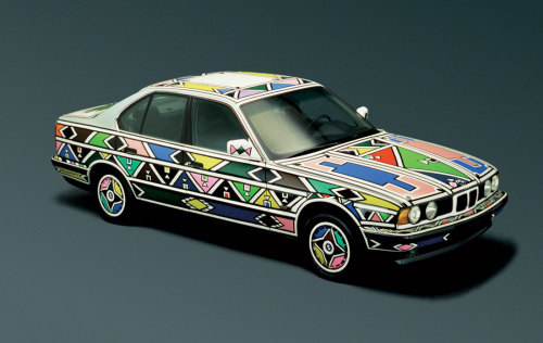 1991 BMW 525i Sedan Art Car by Esther Mahlangu