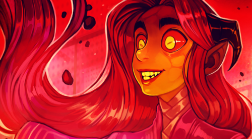 gaybeans: ava’s demon- panels that are just a little too sinister