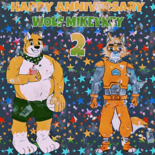 On A Day Like Today On May 7, 2019 My First Fursona Was Created Being A Yellow Wolf Whose Destined To