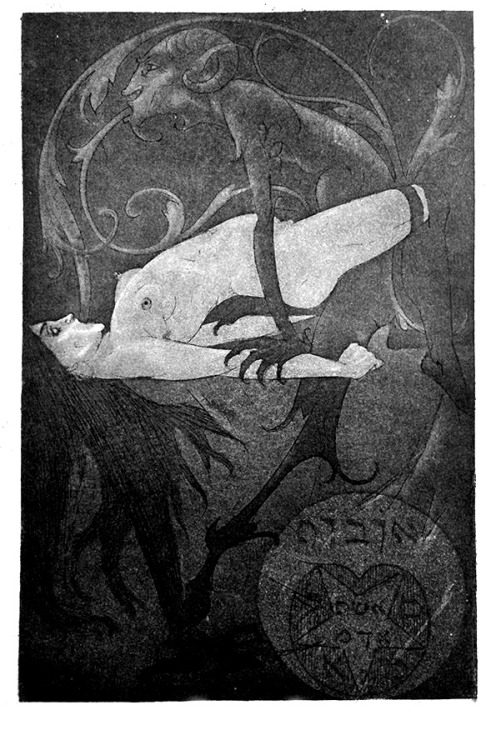 Henry Chapront (1876-1965), ‘La Possession’,  from “Là-Bas” (The Damned) by 