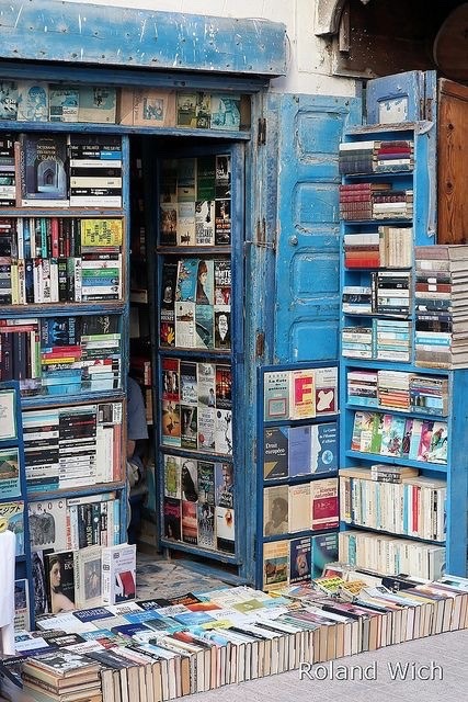 Book store, Essaouira, Morocco.