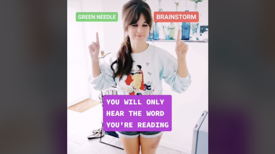 TikTok discovered 'green needle vs. brainstorm' two years later and it blew up again