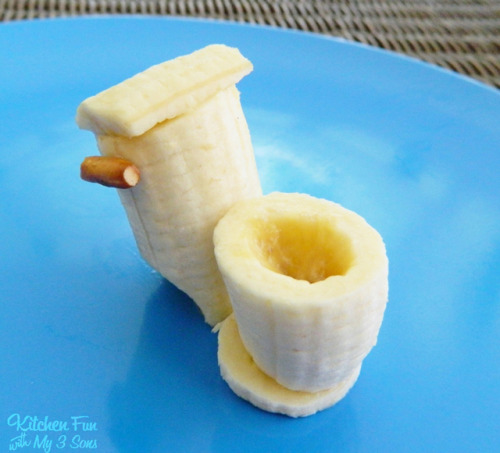 How To Make A Tiny Toilet Out Of A Banana