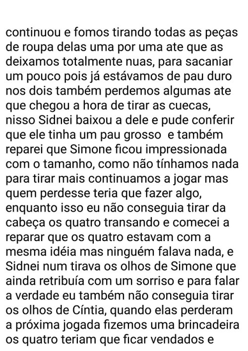 Um relato de brincadeira entre casais em sigilo&hellip;