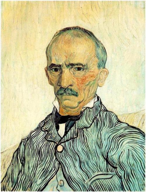 Portrait of Trabuc   -  Vincent van Gogh  1889Dutch  1853-1890Oil on canvas ,  61 x 46 cm.Portrait o