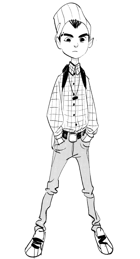 scottwatanabe:  shiyoonkim:  Super early exploration drawings of Hiro.. This was