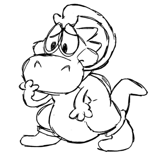 Yoshi seems troubled