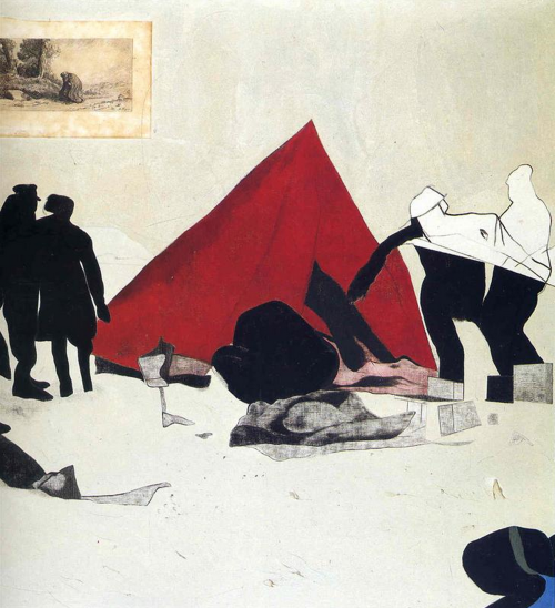 R.B. Kitaj ‘Dismantling the Red Tent’