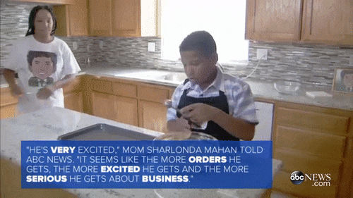 8-Year-Old Opens Bakery in Hopes of Buying His Mom a New House