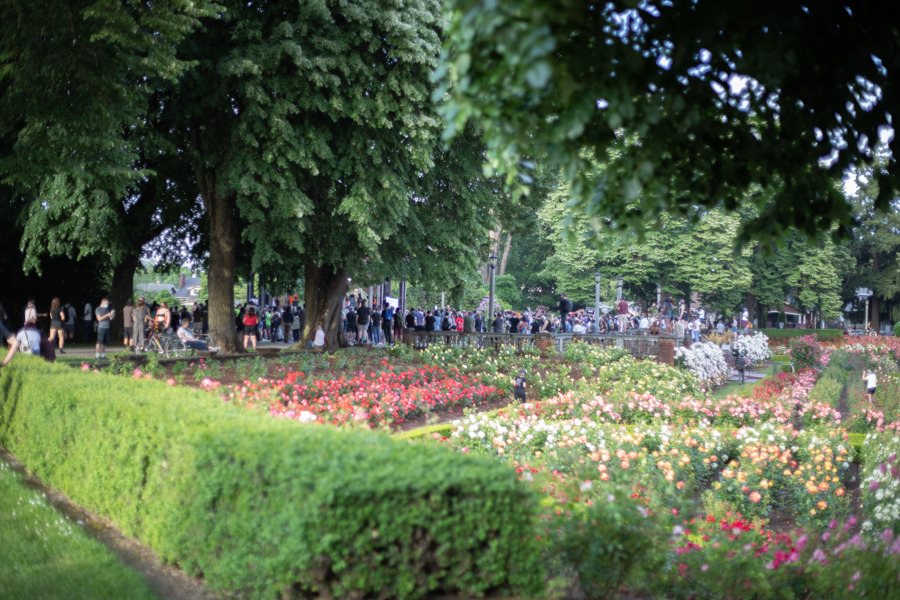 Peninsula Park Vigil four days after the murder of George Floyd
5/29/2020
© Intisar Abioto 2020