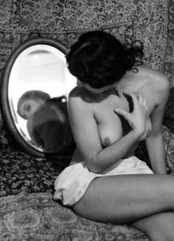 altdel100:  Ken Van Sickle, Oval Mirror, Paris, 1955 