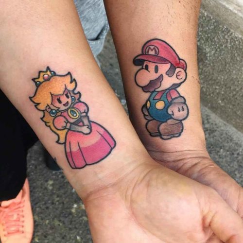 dubuddha-tattoo:  (via Cute Couple Tattoos | Best Tattoo Ideas Gallery) 