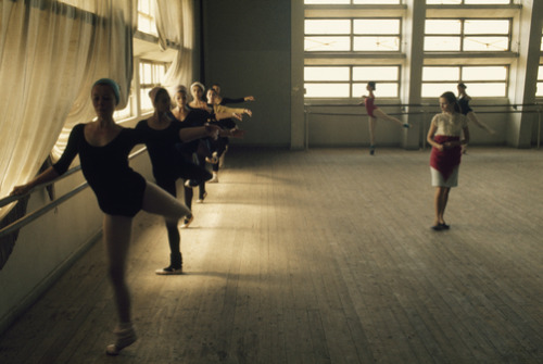 unrar: Ballet students practice under the eye of a Russian instructor, Cairo, Egypt, Winfield Parks.