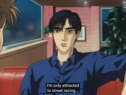 pervitiini:  when your friends keep asking about your sexuality but you are an ace who only likes cars.  (thanks to @whitecometofakagi for reminding me that this scene exists.)