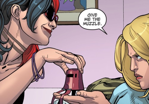 moshinyourheartx: capricious-muse: Okay but Harley is so fucking considerate, tho? She knows Canary 