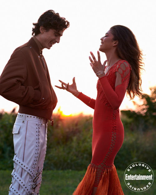  Timothee Chalamet and Zendaya by Julian Ungano for Entertainment Weekly 