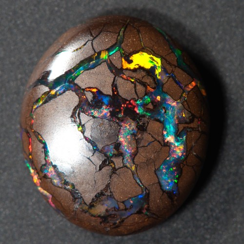 fucktheflagandfuckyou:  holographite:  Boulder Opal  deadass thought this was some sort of magical c