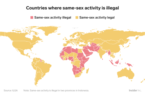 9 maps show how different LGBTQ rights are around the world