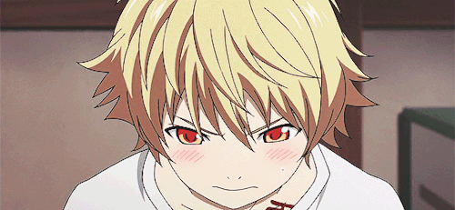 fulllmetals:yukine blushing