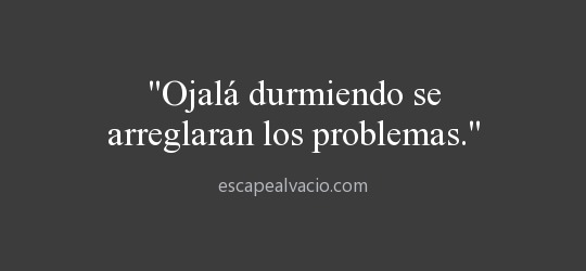 Escape al vací­o
