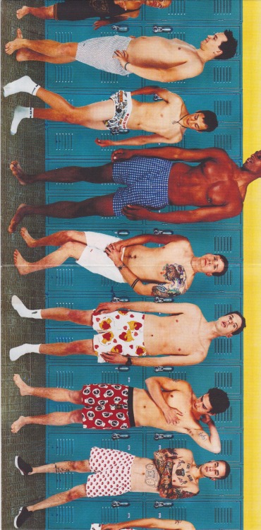 fuckblink182:  slightly-serious:  Blink-182 Enema of the State Booklet  I have this on my wall and it was really difficult to explain to my dad why a bunch of half naked men were on my wall 