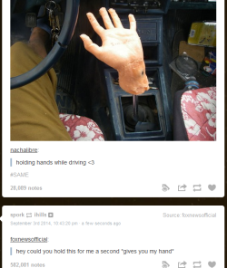 megalyniam:  Tumblr’s idea of hand holding.