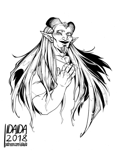 idaida: Patrons and commissions Inktober 2018 ______________________________________________________