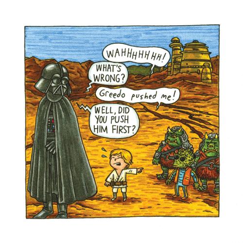 brianmichaelbendis: Darth Vader and Son - By Jeffrey Brown