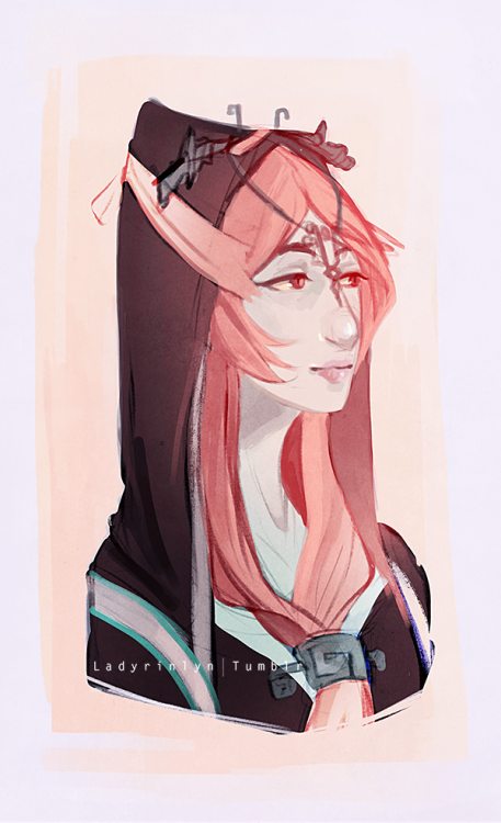 ladyrinlyn: Quick Midna portrait because I was super frustrated earlier today at something else I wa