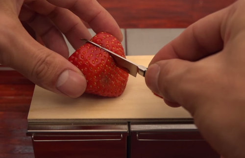 Man Bakes Tiny Cake Using Tiny Tools In A Tiny Kitchen