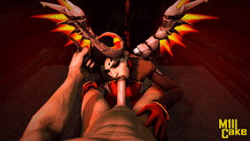 m1llcake:   Gfycat // Webm - Mercy Gfycat // Webm - Devil MercyPatreon with more versions. 