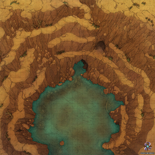 Hello, everyone!There’s a deep gorge that your players can explore for treasure. Found in deserted l